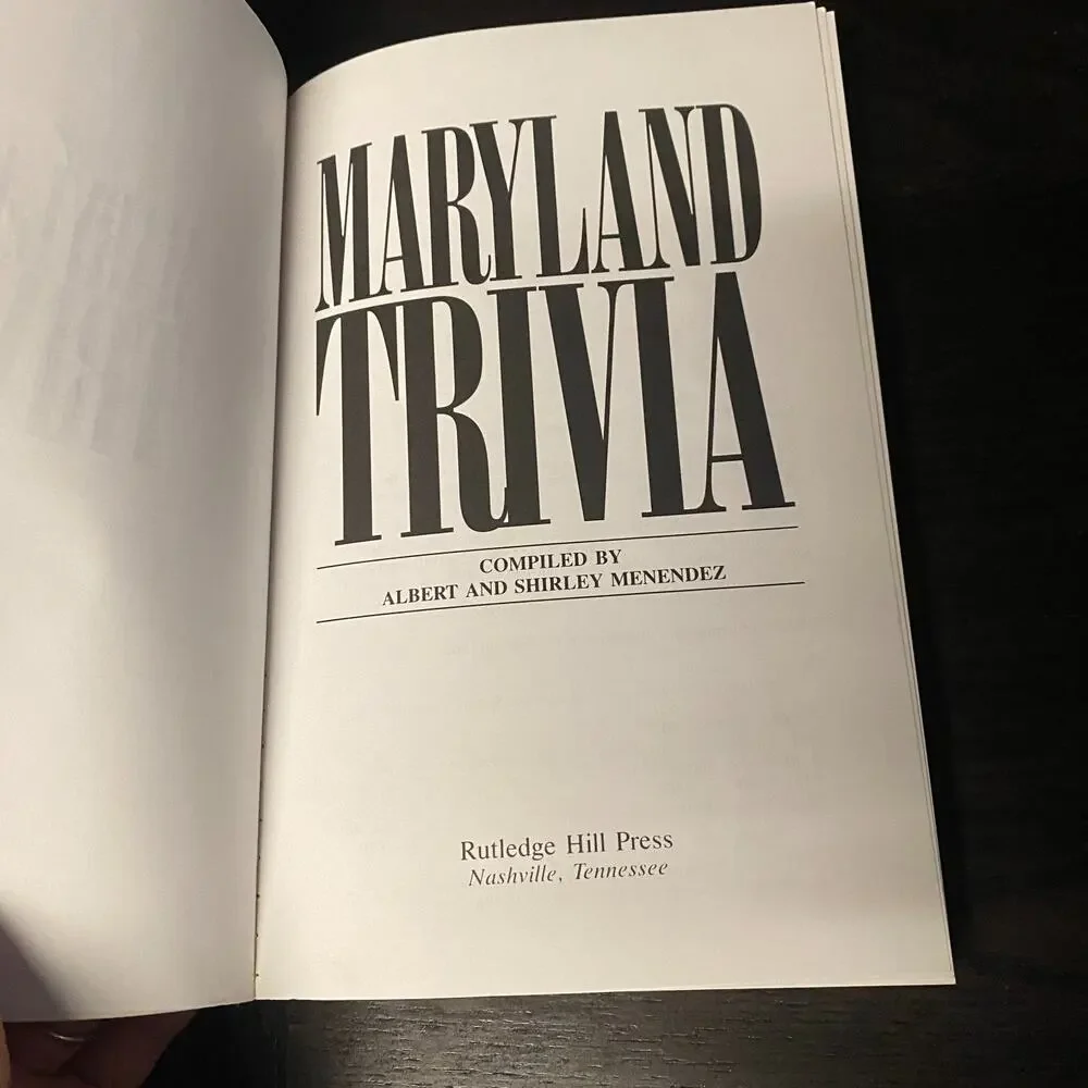 Unbranded maryland trivia